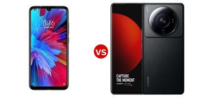 Compare Xiaomi Redmi 7 vs Xiaomi 12S Ultra