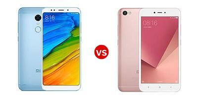 Compare Xiaomi Redmi Note 5 (Redmi 5 Plus) vs Xiaomi Redmi Note 5A
