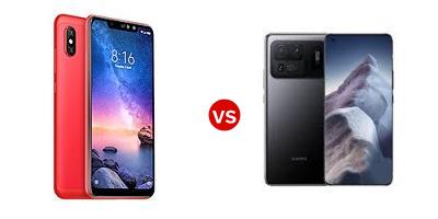 Compare Xiaomi Redmi Note 6 Pro vs Xiaomi Mi 11 Ultra