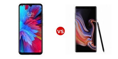 Compare Xiaomi Redmi Note 7 vs Samsung Galaxy Note9