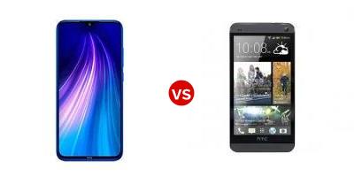 Compare Xiaomi Redmi Note 8 vs HTC One