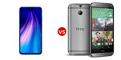 Compare Xiaomi Redmi Note 8 vs HTC One (M8)